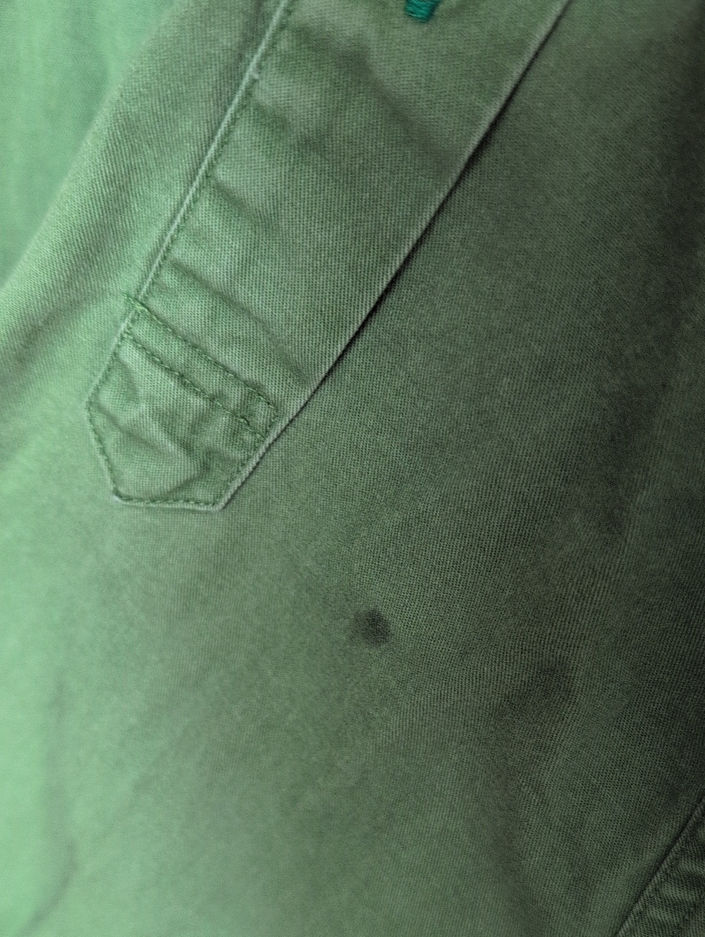 Vintage Tommy Hilfiger Green Button-Down Green Mens Shirt Large - Picture 7 of 7